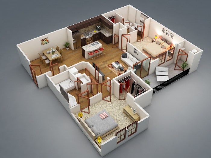 2 bedroom home design