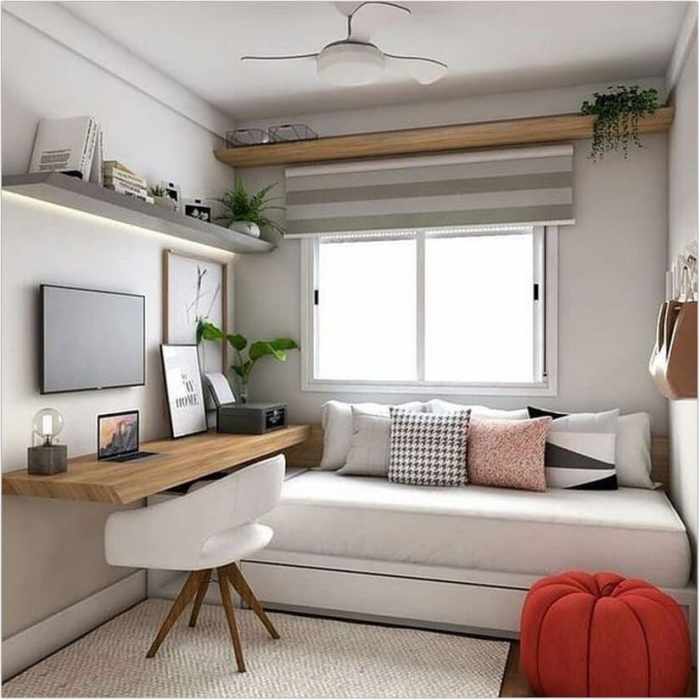 Small bedroom office design