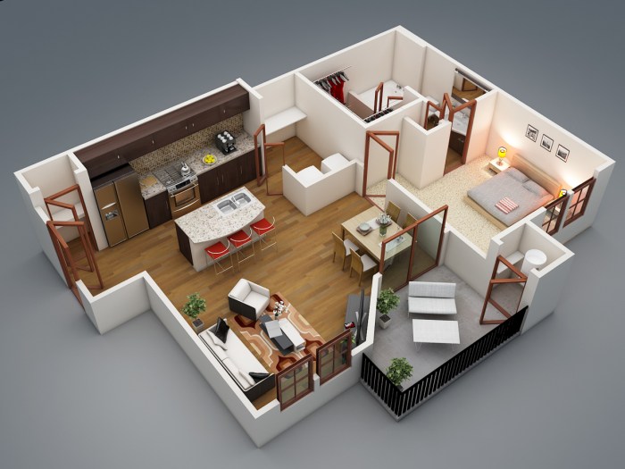 1 Bedroom House Design Space-Saving Solutions