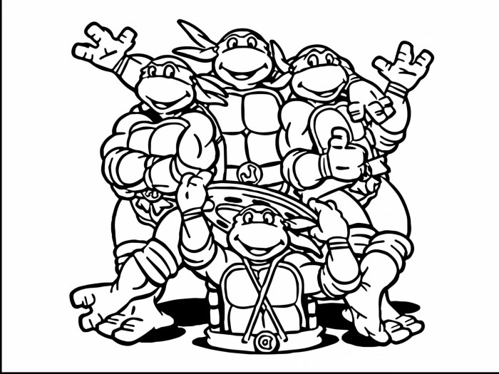 Ninja turtles coloring mutant wecoloringpage