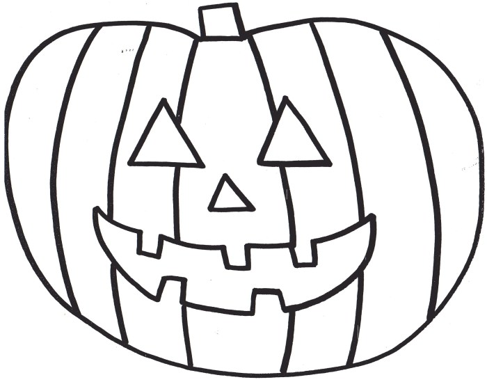 Pumpkin coloring pages for kids free