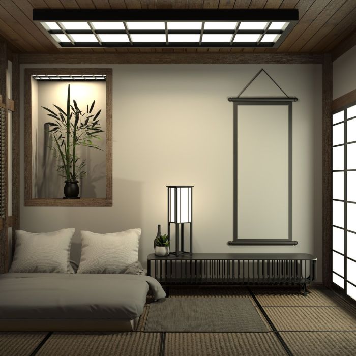 Japanese bedroom design for small space