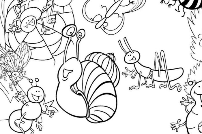 Buggy coloring pages