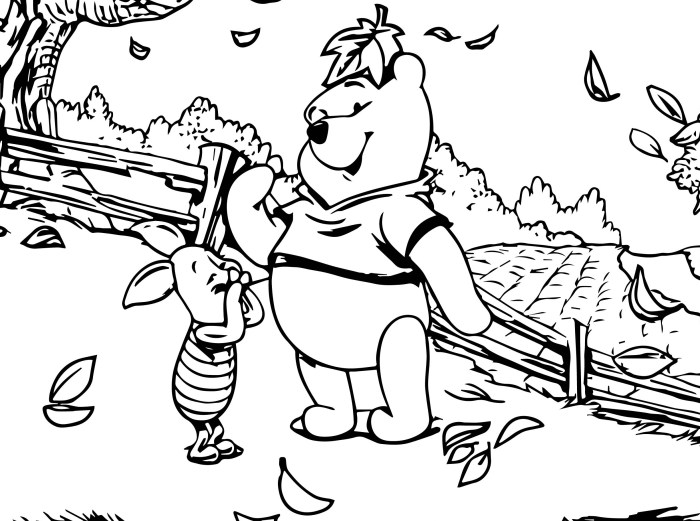 Fall coloring sheet kids