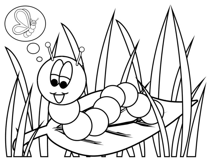 Blank coloring pages for kids