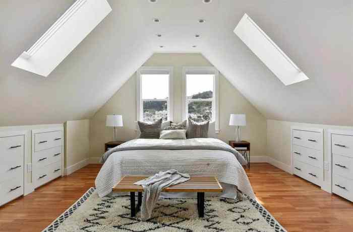 Attic master bedroom design ideas