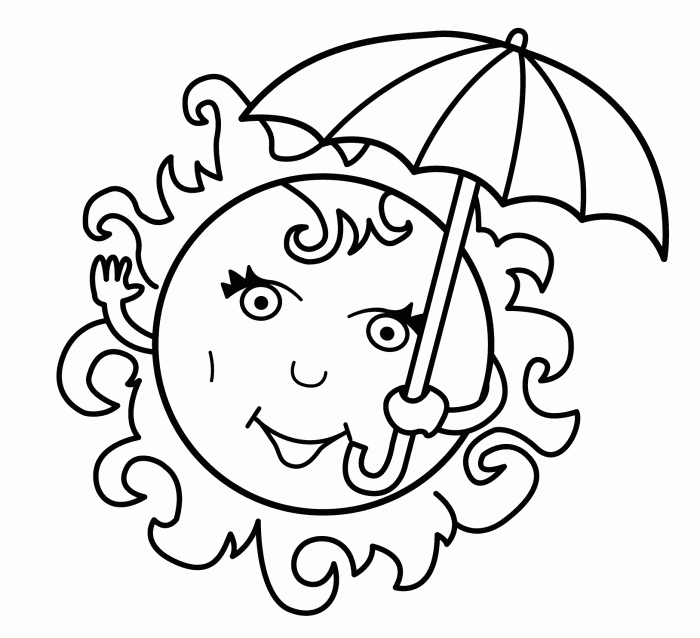 Coloring Page Summer Fun & Educational Designs