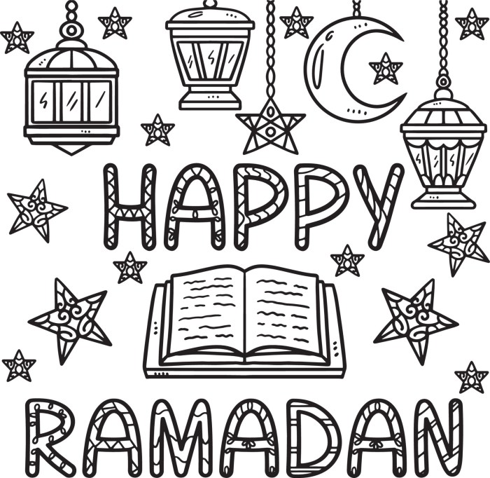 Ramadan coloring pages for kids