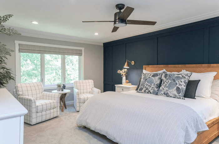 Brown Blue Bedroom Design Ideas