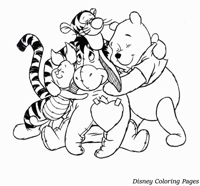 Disney kids coloring pages