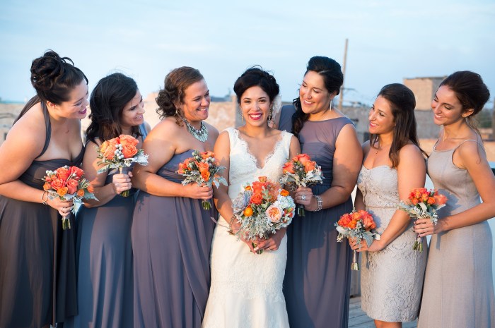 Weddings With Different Bridesmaid Dresses