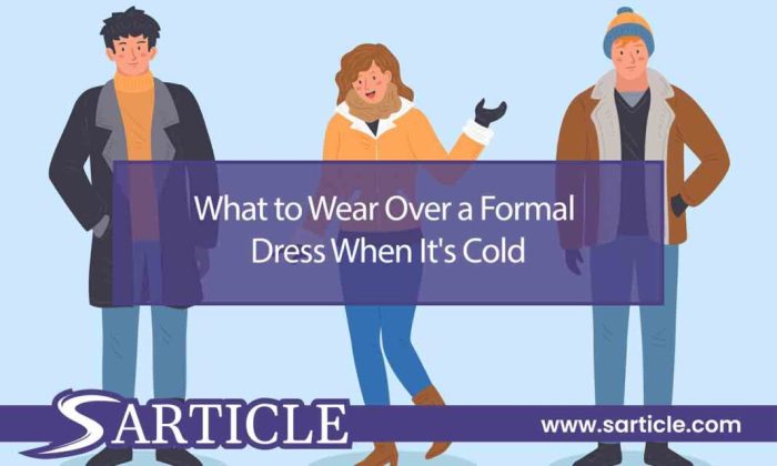 What to wear over wedding dress if cold