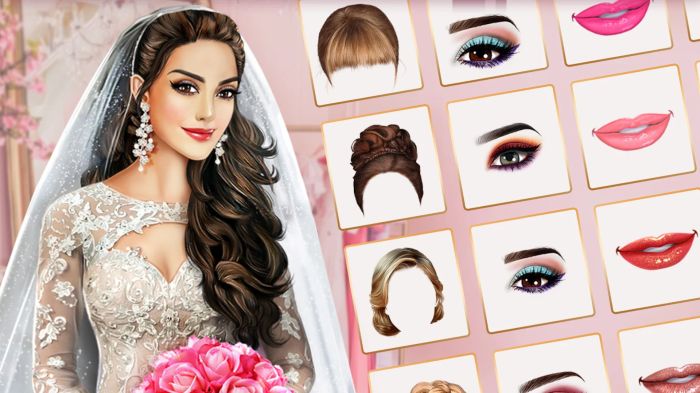 Wedding gowns dress up games