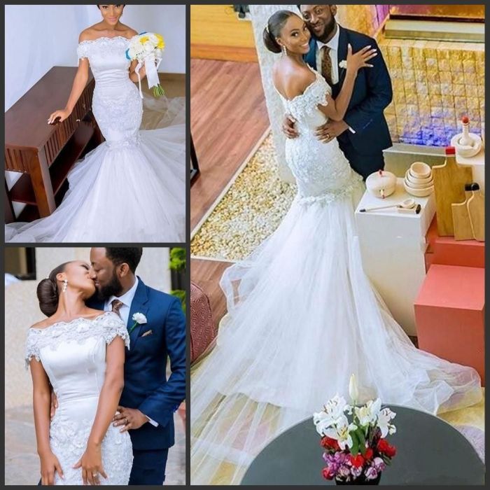 African mermaid wedding dresses