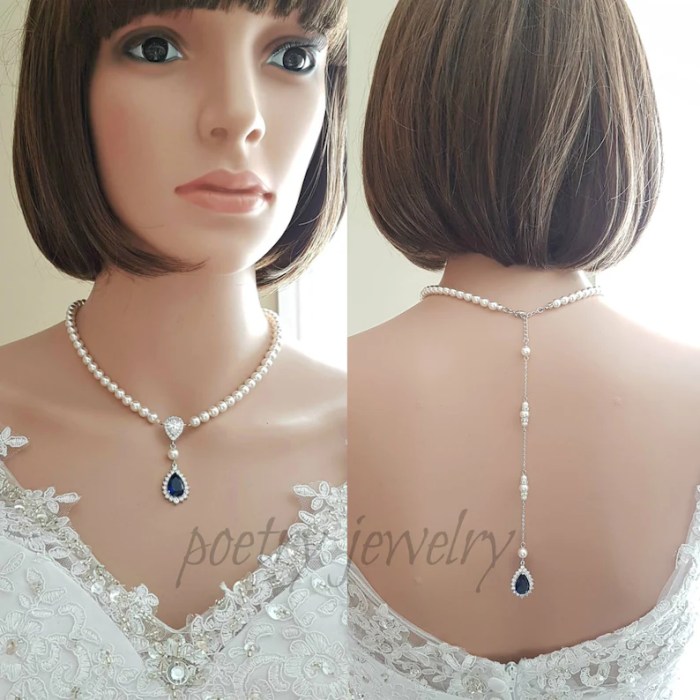 Back Necklace for Wedding Dress A Guide