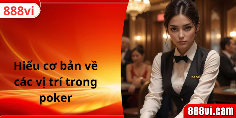 Hiểu cơ bản về các vị trí trong poker